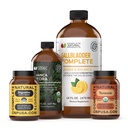 Gallbladder Stone Breaker Cleanse Bundle - Organic Liquid Gallbladder Support Kit with Apple Cider Vinegar Chanca Piedra Turmeric Lemon Hibiscus, Bile Flow Detox Aid Made USA Fast Absorbing Formula
