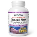 Natural Factors Tranquil Sleep Extra Strength - Calm Sleep Health Supplement - Relaxation Support Supplement with Melatonin & 5-HTP - 60 Chewable Tablets (60 Servings)