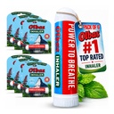 Olbas Inhaler Aromatherapy, Essential Oil Inhaler with Natural Oils, 0.01 Oz Each, 6 Pack, Pocket Sized Nasal Inhaler Stick for Clear Breathing and Sinus Relief