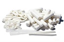 24PCS Essential Oil Aromatherapy Blank Nasal Inhaler Tubes ((Includes 24 inhalers+24 unscented Wicks+2 Plastic Droppers+1 Plastic Tweezers) Empty Nasal Inhalers for Essential Oils