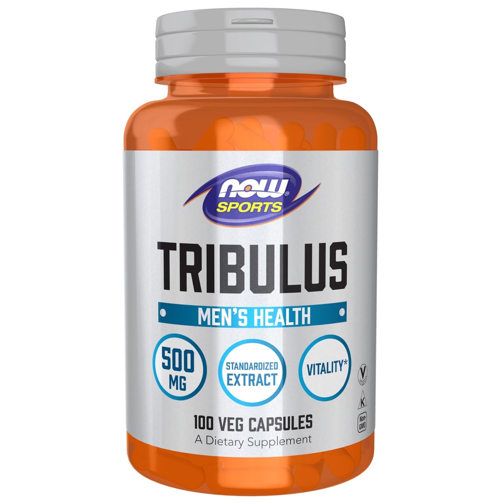 NOW Sports Nutrition, Tribulus (Tribulus terrestris) 500 mg, Enhanced Vitality*, 100 Veg Capsules
