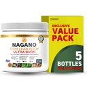 Lean Body Ultra Burn | Organic Greens Superfood Powder | Supports Energy, Detox, Digestion Vitality | Turmeric, Moringa, Wheatgrass, Ashwagandha | Gluten-Free, Vegan, Non-GMO | 5.3 oz (5)