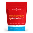 Brain Body Collage Peptides σε σκόνη - Vital Protein & Collagen συμπλήρωμα για γυναίκες & άνδρες - Hydrolyzed Τύπου I & III για τα μαλλιά, το δέρμα, τα νύχια και την κοινή υγεία - 30 Σερβίρεις - Χωρίς γεύση - 678g