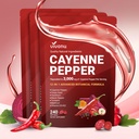 VivoNu Cayenne Pepper Softgels Supplement, Supports Leg Vein, Heart and Blood Vessel Health, with Vitamin E D3+K2 and Extracts of Grape Seed, Hawthorn, Beetroot, Berberine and Other