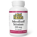 Φυσικοί Παράγοντες, SelenoExcell Selenium 200mcg, Αντιοξειδωτικό & Ανοσολογική Υποστήριξη, 90 Κάψουλες