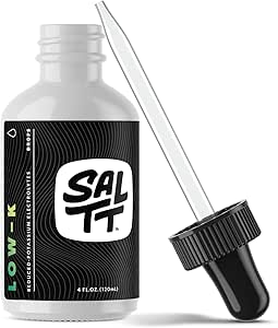 SALTT Low-K Fasting Drops | Sodium and Ionic Magnesium Fasting Supplement | Intermittent Fasting Mineral Supplements | Electrolyte Replenisher | 120ml Dropper Bottle