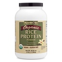 NutriBiotic Certified Organic Rice Protein Vanilla, 3 Lb. | Low Carbohydrate Vegan Protein Powder | Raw, Certified Kosher & Keto Friendly | Made Without Chemicals, GMOs & Gluten | Easy to Digest