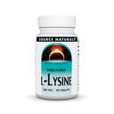 Source Naturals L- Lysine Free Form -Amino Acid Supplement Υποστηρίζει το Σχηματισμό Ενέργειας & Κολλαγόνο * - 500 mg- 50 δισκία