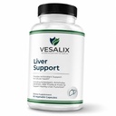 Liver Support – Solarplast® + Milk Thistle, Artichoke & Dandelion | Adults 40+ | Digestive Enzymes | Made in USA | 60 Veg Caps