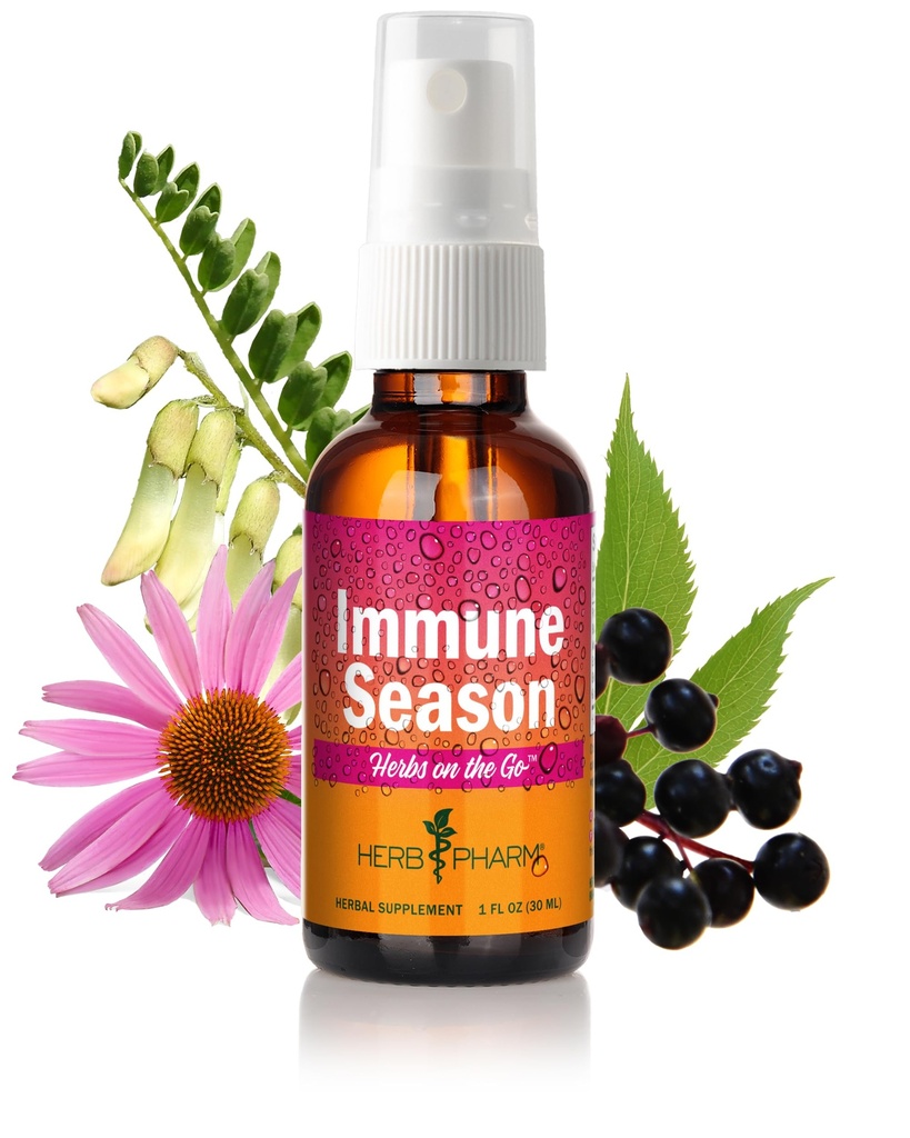 Herb Pharm Herbs on The Go Portable Spray: Immune Season, 1 Ounce