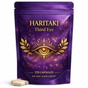 Haritaki 𝐓𝐡𝐢𝐫𝐝 𝐄𝐲𝐞 Capsules – Terminalia Chebula Haritaki Supplement for Gut Wellness, Supports Natural Energy and Daily Focus, Vegan & Gluten-Free, 120 Capsules