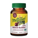 MegaFood Blood Builder Σιδήρου συμπλήρωμα για γυναίκες & άνδρες - Αυξήστε τα επίπεδα σιδήρου χωρίς παρενέργειες - Καταπολέμηση της κόπωσης - με βιταμίνη Β12, Φολικό οξύ & βιταμίνη C για απορρόφηση - Vegan - 30 δισκία