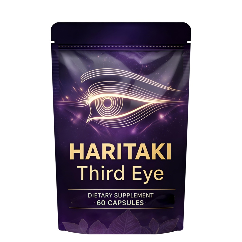 Third Eye Capsules, Pure Terminalia Chebula Fruit Extract, Intuition and Mental Clarity, Balanced Energy & Digestion – Vegan & Gluten-Free - 60 Veggie Capsules