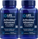 Life Extension ArthroMax Advanced with NT2 Collagen & ApresFlex, 60 Capsules (Pack of 2)