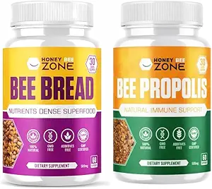 Bee Bread & Bee Propolis Κάψουλες Vitality Pack