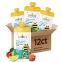 Zarbee’s Triple Action Hydration Electrolyte Drink for Kids, Low Sugar with Prebiotics & Zinc, Mild to Moderate Dehydration, Strawberry Lemonade & Lemon Lime, 12 x 5 fl oz Pouches