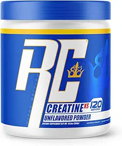 Ronnie Coleman Signature Series Creatine-XS, Creatine Monohydrate Powder, Post Workout Recovery for Muscle Building and Strength, Energy Support, Mass Gainer, Unflavored, 120 Services