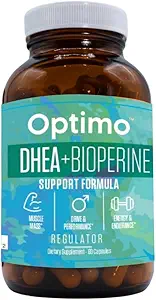 Optimo DHEA και BioPerine για μέγιστη δύναμη και απορρόφηση 50mg 