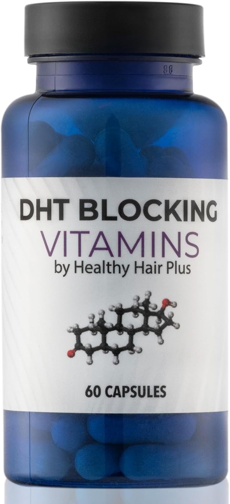 Healthy Hair Plus - DHT Blocker Vitamins συμπλήρωμα για άνδρες και γυναίκες - 60 δισκία - Ψευδάργυρος - Saw Palmetto - Βιοτίνη - Φολικό οξύ - Folic Acid - Growth Thicker και Healtheir μαλλιά