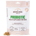 Rocco & Roxie Probiotics for Dogs, Support Gut and Digestive Health, Anti Diarrhea, Constipation & Gas Relief, Allergies, & Itchy Skin, Prebiotics, Enzymes, Puppy to Senior Dog Supplements Chews 60ct