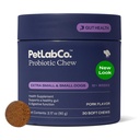 PetLab Co. Probiotics for Dogs - Support Gut Health, Occasional Diarrhea, Digestive Health, Paw Licking & Seasonal Allergies - Pork Flavor - 30 Soft Chews - Formulated for Small Dogs