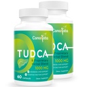 Συμπληρώματα υποστήριξης ήπατος TUDCA 1000mg - 120 κάψουλες Vegan, TUDCA Άλατα χολής με κρέμα γάλακτος Thestle Herbal Blend Formula για καθαρισμό ήπατος & επισκευή