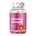 Skin Glowing Gummies, Contains Keratin & Bioth, Lightening Skin, Dark Spots, Pigmentation Care, Antioxidant, 60 Count