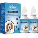 NOVEHA Pet Gel Eye Drops με 0,3% Viscoadaptive Hyaluronan 