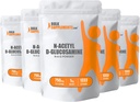 BulkSupplements.com N-Acetyl Glucosamine Powder - NAG Powder, Glucosamine 750mg, Glucosamine Supplement - Glucosamine Powder, Gluten Free, 750mg of per Serving, 5kg (11 lbs) (Pack of 5)