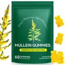 Mullein Gummies for Lungs, Mullein Extract for Smokers - Support Lung & Respiratory Health, Soothes Throat Irritation, Boost Immune - Mullein Leaf Extract for Lungs, Breathe Easier (a)
