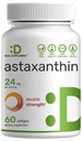 DEAL SUPPLEMENT Astaxanthin 24 mg Per Serving, 60 Softgels | Microalgae-Sourced Astaxanthin Supplement | Made with MCT Oil | Non-GMO, Gluten Free