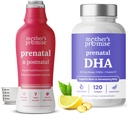 Mother's Promise Prenatal & Postnatal Multivitamin Liquid & Prenatal DHA for Women Bundle