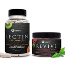 KaraMD Lectin Guard Gut Repair Colon Cleanse Supplement & Revive Reds Polyphenol Energy Booster | Antioxidants, Shilajit & Enzymes | Non-GMO, Gluten Free, Vegan Friendly (30 Servings)