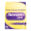 Nexium 24HR Acid Reducer Heartburn Relief Capsules for All-Day and All-Night Protection from Frequent Heartburn, Heartburn Medicine with Esomeprazole Magnesium - 14 Count