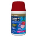GoodSense Dual Action Complete, Chewable Acid Reducer and Antacid Tablets, Berry Flavor; Helps to Relieve Heartburn Due to Acid Indigestion, 50 Count