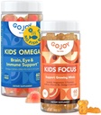 Kids Omega 3 DHA and 7 in 1 Kids Focus Gummies Bundle - Extra Support for Children