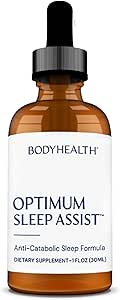 BodyHealth Optimum Sleep Assist, Natural Sleep Aid Vitamin with Melotonin and B6 for Adults, Supplement to Support Sleeping - 30 Servings