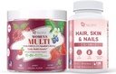Γυναικεία Multivitamin Gummies & Hair, Skin & Nails συμπλήρωμα Bundle, Brain & Heart Support, Gut & Digestion, Hair Growth, Skin Health, Nail Strength
