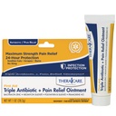 TheraCare Triple Antibiotic + Pain Relief Ointment | First Aid | Maximum Strength Relief | 24-Hour Protection | 1.0 oz | Dual Action Wound Care for Minor Scrapes and Cuts