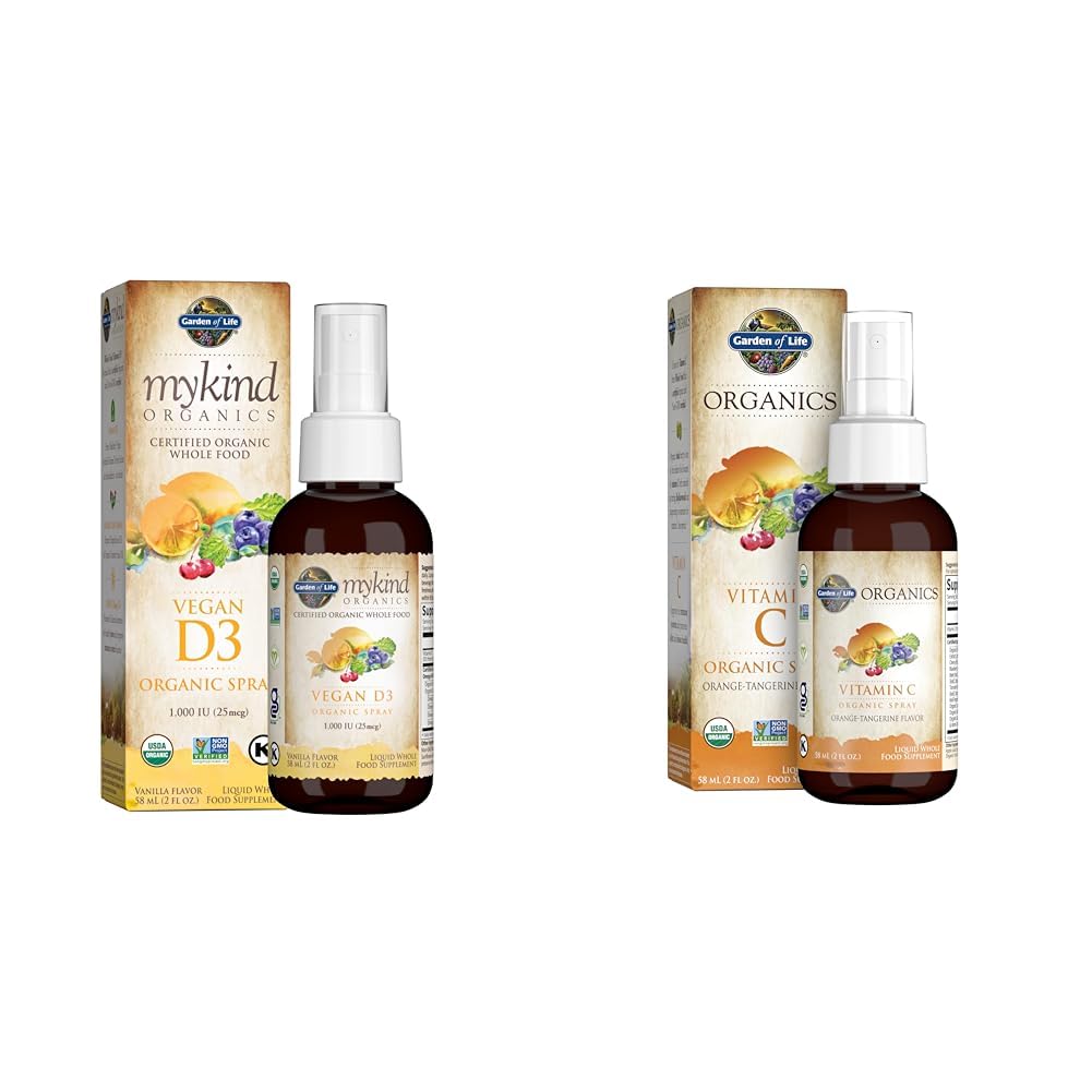 Κήπος Ζωής Βιολογική Βιταμίνη Vegan D3 1000 IU Υγρό Spray με Βιταμίνη C και Ωμέγα, Ανοσοποιητική και Δερματική Υγεία Υποστήριξη