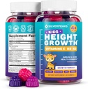 Height Growth Gummies for Kids - Growth Vitamins for Teens, Height Increase Multivitamin for Boys & Girls with Calcium Vitamin D C K2 Magnesium Zinc, Natural Height Growth Maximizer Supplement, 60 PCS