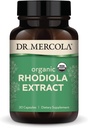 Dr. Mercola Rhodiola Extract, 30 σερβιέτες (30 κάψουλες), συμπλήρωμα διατροφής, υποστήριξη Mood και διαχείριση στρες, μη ΓΤΟ, πιστοποιημένο USDA Organic