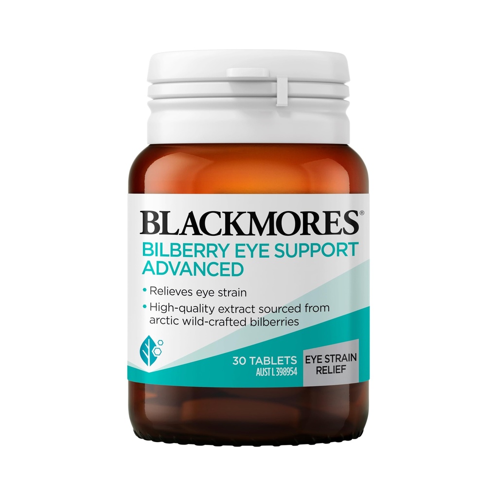 Blackmores Bilberry Eye Support Advanced 30 Tablets