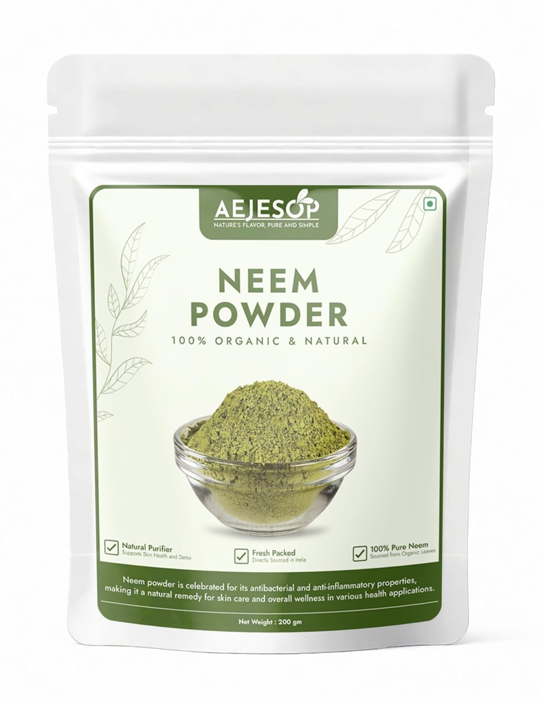 AEJESOP Neem Leaf Powder (Azadirachta Indica), 7oz(200g)