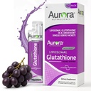 Aurora Nutrascience Mega-Liposomal Liquid Glutathionone, ανοσοποιητικό & αντιοξειδωτικό συμπλήρωμα υποστήριξης για την υγεία των ούλων, 750 mg ανά υπηρεσία, μη-GMO, ζάχαρη-ελεύθερο, 10 ενιαία πακέτα σερβιρίσματος