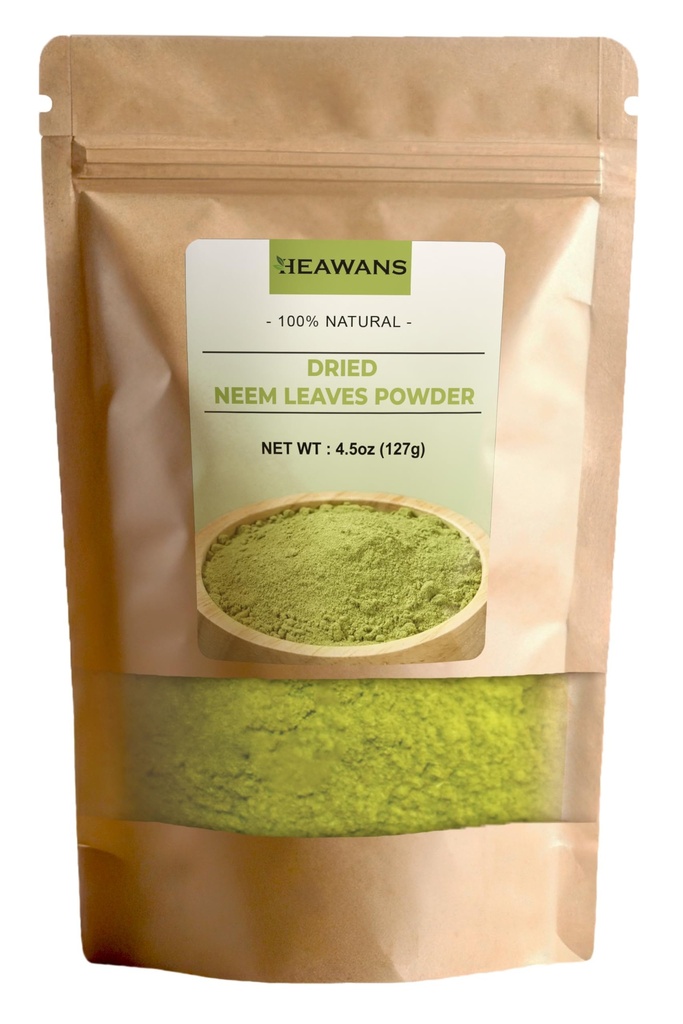 100% Natural, Pure Neem Leaves Powder 4.5oz (127g)