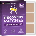 Recovery Patches 60 Pack - Wake Up Αναζωογονημένο & Ενεργοποιημένο με 100% φυσικά συστατικά μας Patch για το Κόμμα - Skin-Friendly & Αδιάβροχο - Εφαρμογή Πριν από το ποτό - Ενισχυμένη Πρωινή Φόρμουλα