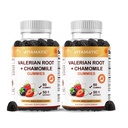 Vitamatic Valerian Root & Chamomile Gummies – Plant-Based Botanical Extract – Mixed Berry Flavor – Vegan, Non-GMO, Gluten-Free – Herbal Supplement – 60 Count (120 Count)