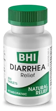MediNatura BHI Diarrhea Relief Fast-Active Natural Remedy for Mild Diarrhea 8 Καταπραϋντική Ομοιοπαθητικός Δραστικός Βοήθεια Ηρεμία Στομαχόπονος Αέριο Δυσπεψία & Κράμπες για Γυναίκες & Άνδρες - 100 Tabletισκία