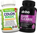 Colon Cleanse & Liver Cleanse Detox Support Supplement - Natural Bowel Cleanser Pills for Intestinal Bloating & Daily Constipation Relief - Milk Thistle Dandelion Caps & Aid Gallbladder Supplements